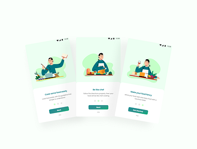 UI Design - Simple Onboarding Page application design figmadesign food foodapp onboarding ui ui design ui inspiration uidesign uiux
