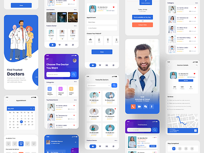 Doctor Consultation App app apps design best doctor app ui doctor app doctor consulting app doctor consulting app design doctor consulting apps doctor webdesign free doctor app ui full doctor app ui latest app ui new apps typhography ux