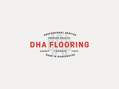 DHA Flooring - Logo Design brand identity branding creative agency design flooring flooring logo flooring logo design graphic design illustration logo logo design minimal ui vector