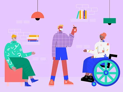 Create Inclusive Designs with Palz branding design illustration illustration design illustrations illustrations／ui illustrator logo ui ux