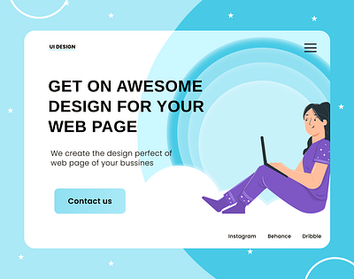 UI Web Design design figma illustration landing ui ux web web page