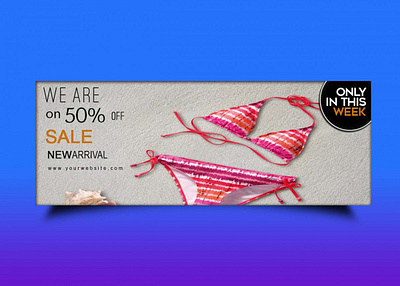 Free Lingerie Sale Social Media Cover Template branding business cover cover template covers design free media psd social template templates web