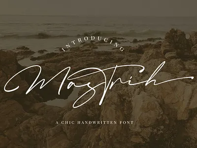 Mastrih Signature Font 3d animation branding calligraphy design display elegant font fonts graphic design illustration lettering logo modern motion graphics sans serif serif typeface typography ui