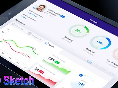 AI - Ai Techer iPad App 3d admin animation app branding dashboard design graphic design illustration interface logo modern motion graphics panel ui ui design ux ux design vector