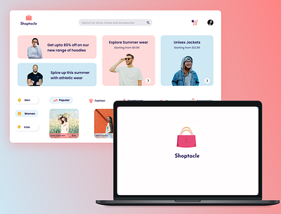 Shoptacle - Redefining shopping experiences amazon amazon type dailyui design ebay ecommerce design ecommerce website ecommercewebsite figma flipkart landingpage logo shop shopping website ui uiux webdesign website websitedesign