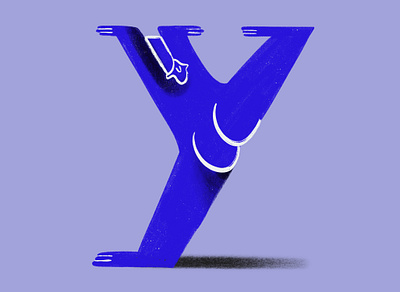 36 days of type // letter Y 36daysoftype characterdesign colourful design digitalillustration illustration illustrator textures