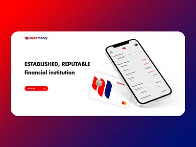 modomoney logo and app branding landing logo simple