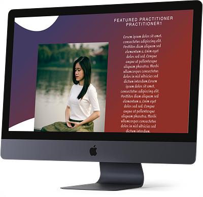 Healing Center Website design aurora figma ux website