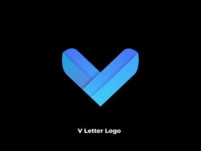 V Letter Logo - Modern Logo brand identity business logo company logo design illustration logo logo design minimalist logo modern logo monogram logo