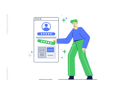 Create User Password Illustration app business illustration password people security ui ux