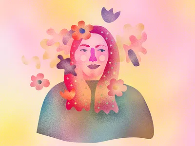 Self Portrait branding design digital illustration graphic graphic design illustration portrait self portrait