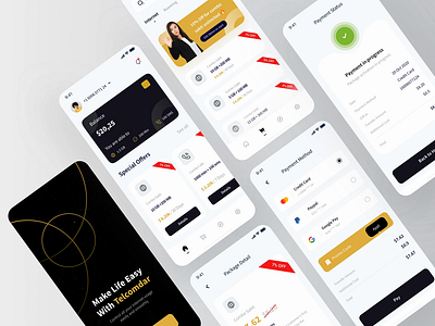 Telcomdar - Provider Apps 🛰️ animation card celular connection design discount interaction mobile mobile app mobile app design networking operator payment prototype provider sim card simple telecom ui ux