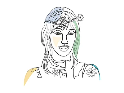 line art branding design illustration illustration art line art logo one line art ui ux vector