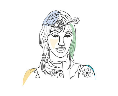 line art branding design illustration illustration art line art logo one line art ui ux vector