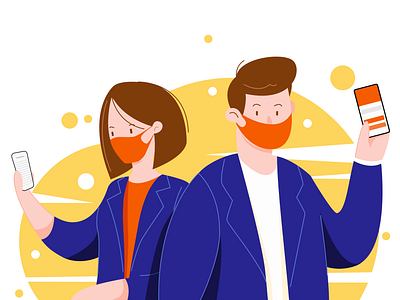 Let's Read book design flat flat illustration illustration library read reading ui uiux