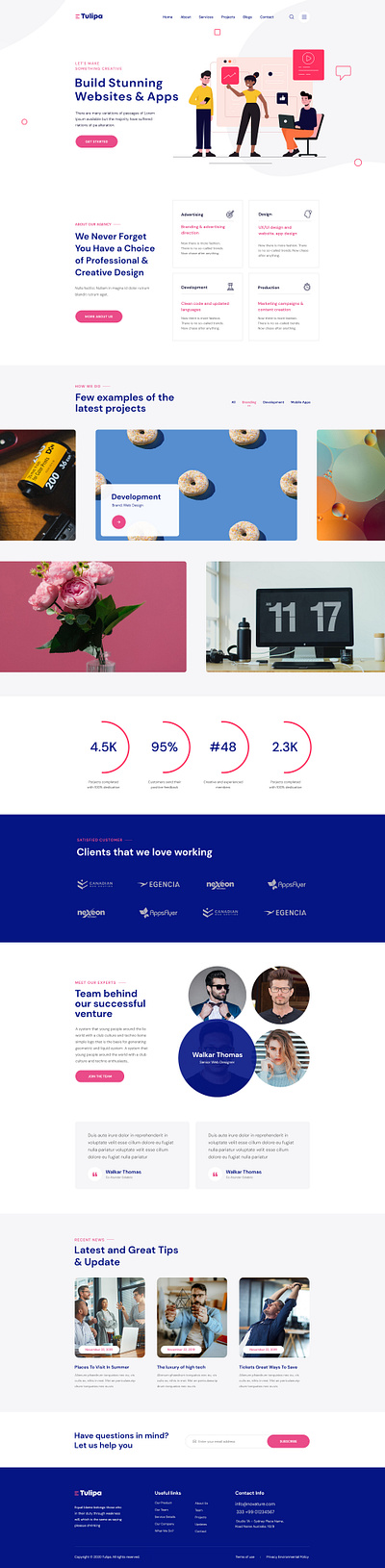 Marketing and Web Agency branding design logo ui ux