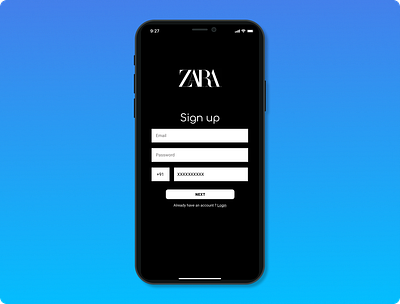 Daily UI 001/100 - Sign up page app branding dailyui design figma