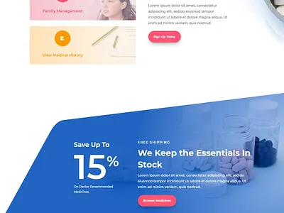 Website Design For Local Pharmacy branding design illustration logo typography ui ux