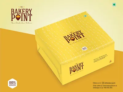 Bakery Point - Cake Box Packaging Design branding brandingagency cakebox creative design food illustration jupiter technoway packaging packaging design