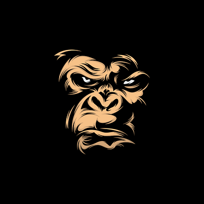 king kong illustration animation awesome design branding design illustration illustrator logo ui ux vector