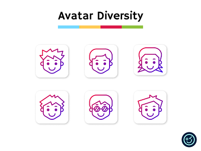 Avatar icon pack avatar design icon icon design icon set iconography icons illustration ui user