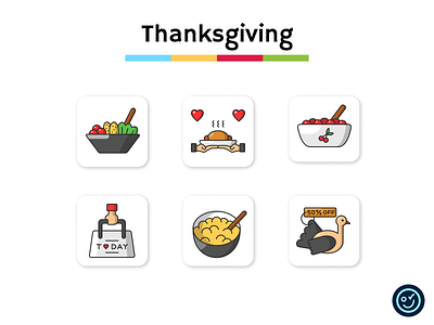 Thanksgiving icon pack design icon icon design icon set iconography icons illustration thanksgiving ui