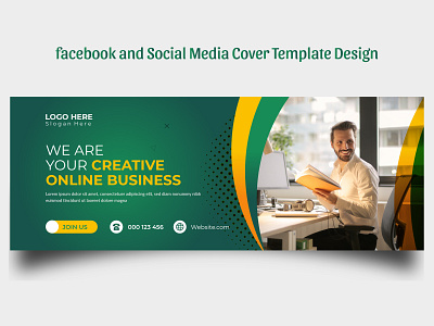 Facebook And Social Media Cover Template Design ad banner cover design facebook illustration instagram post media social template vector web