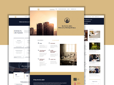 Kancelaria Witkowska Wycena - real estate appraiser website design figma ui ux web website design website development