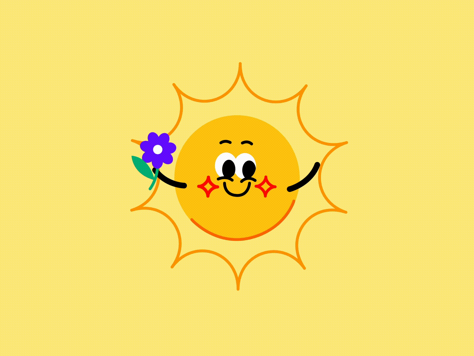 Killer sun 2danimation after effects animation characteranimation design illustration inspiration mograph motion motiongraphics shapeanimation sun
