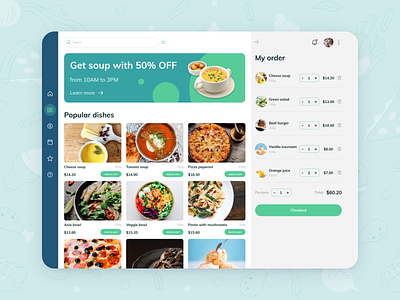 Delivery service delivery design ui web