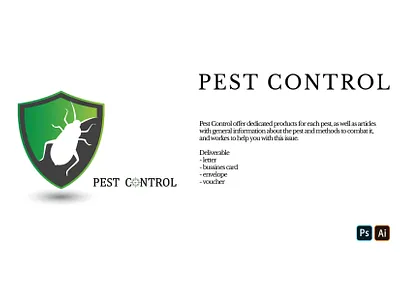 Pest Control Brand brand branding design graphic design illustration logo pest pestcontrol vector
