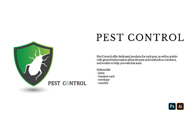 Pest Control Brand brand branding design graphic design illustration logo pest pestcontrol vector