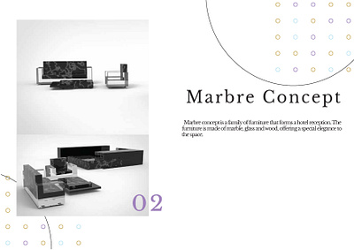 Marbre Concept costumfruniture costummade design designers desk furniture marble reception