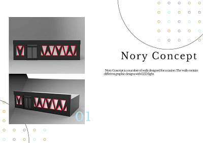 Nory Concept costummade design gameclub wall design