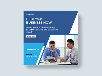 Business Offer Social Media Post Banner advertising banner brand design branding business business post company design discount graphic design illustration instagram offer plan post sale social media socialmediabanner template web banner