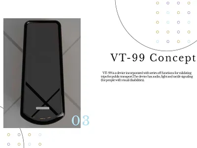 VT-99 Concept bus design public transportation social good ticket validation trip validation