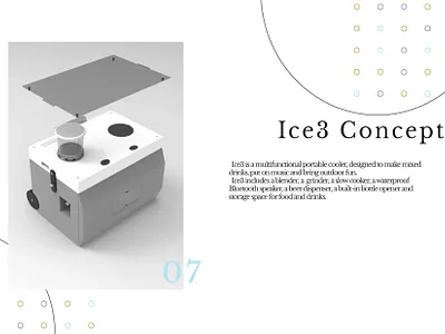 Ice3 Concept appliances design cooler family time fun industrial design party portable cooler