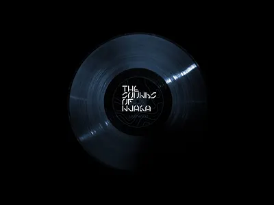 The Sounds of Njaga branding design golden record logo record typography vinyl
