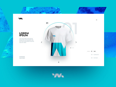 Nawake Factory Website clothing fashion landing page nawake product uiuix user interface webdesign website