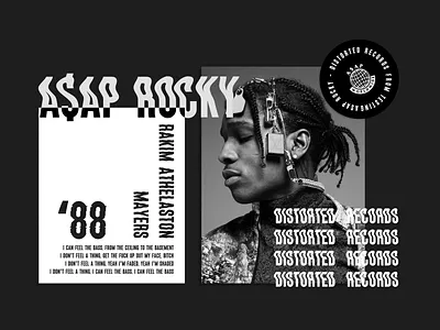 A$AP Rocky - prettiest man alive adobexd asap rocky branding design graphic design hip hop icon illustration music music fans poster poster design typography vector