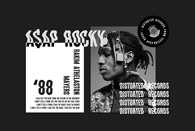 A$AP Rocky - prettiest man alive adobexd asap rocky branding design graphic design hip hop icon illustration music music fans poster poster design typography vector