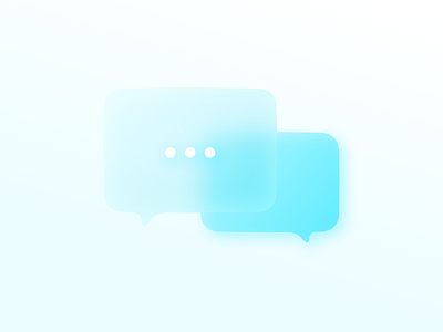 Chat bubbles design illustration