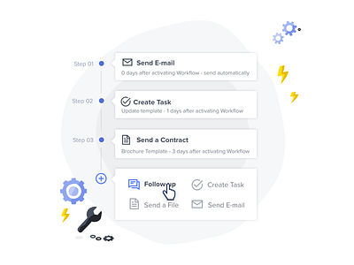 Workflows and automation illustration