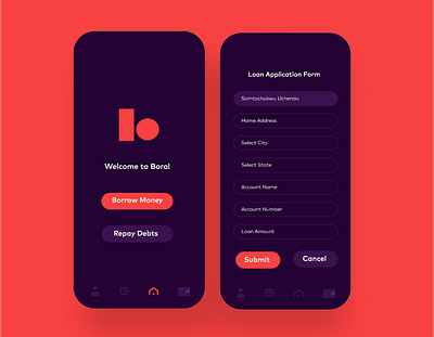 Concept UI-UX Design for Boro