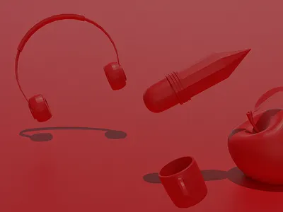 Starter Pack 3d blender blender3d color design illustration material playful simple