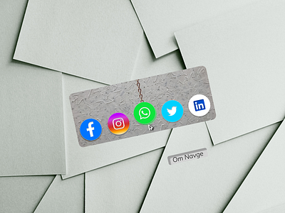 Social Share branding creative design daily 100 challenge dailyui dailyuichallenge design facebook graphic design instagram logo share ui social social share twitter ui ux whatsapp