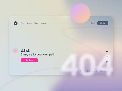 #DailyUI #008 404 Page daily ui dailyui design ui web