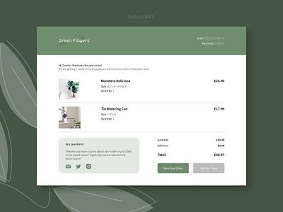 Email Receipt app branding design figma flat logo minimalist ui