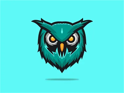 OWL HEAD branding character colorful company design dribble flat general head icon ideas illustration instagram logo logoinspirations mark mascot owl vector zerologicstudio