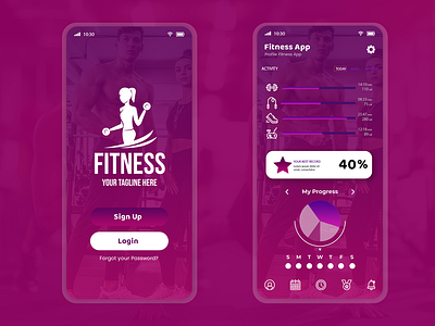 Fitness mobile app